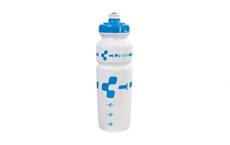 CUBE bottle 0,75l Logo white/blue (Sales Unit 12)