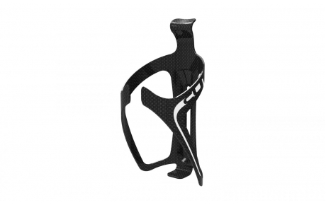 CUBE Bottle Cage HPC carbon/white